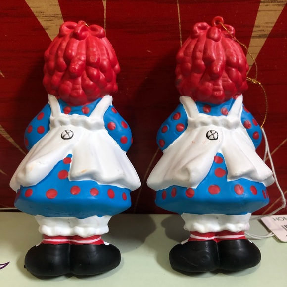 Bundle of (2) Vintage 1992 Raggedy Ann Ornaments - Picture 7 of 9